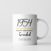 Thumbnail 8 - Classy 70th Birthday Year Personalised Mug