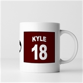 Thumbnail 4 - Personalised Football Shirt Strip Mug