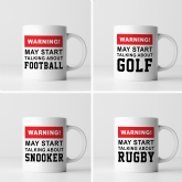 Thumbnail 1 - Warning! May Start Talking About... Sports Mug