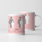 Thumbnail 2 - Personalised Mum by My Side Mug 