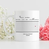Thumbnail 1 - Personalised You're One In A Million Mug