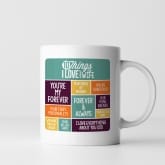Thumbnail 7 - Personalised 10 Things I Love About my Wife Mug
