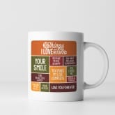 Thumbnail 3 - Personalised 10 Things I Love About My Husband Mug