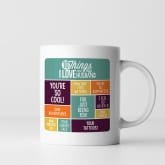 Thumbnail 6 - Personalised 10 Things I Love About My Husband Mug
