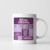 Thumbnail 6 - Personalised 10 Things I Love About My Boyfriend Mug