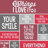 Thumbnail 11 - Personalised 10 Things I Love About You Mug