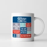 Thumbnail 3 - Personalised 10 Things I Love About You Mug