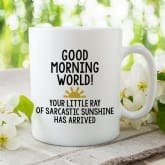 Thumbnail 1 - Good Morning World Sarcastic Mug