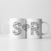 Thumbnail 5 - Personalised Couples Letter Mug