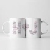 Thumbnail 7 - Personalised Couples Letter Mug