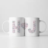 Thumbnail 7 - Personalised Couples Letter Mug