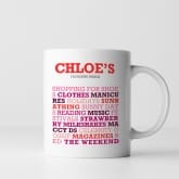 Thumbnail 3 - Personalised Favourite Things Mug