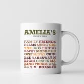 Thumbnail 6 - Personalised Favourite Things Mug