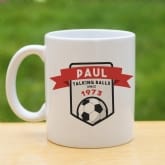 Thumbnail 1 - Personalised "Talking Balls" Football Year Mug