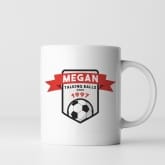 Thumbnail 3 - Personalised "Talking Balls" Football Year Mug