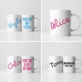 Thumbnail 1 - Love Catch Phrase Personalised Mugs