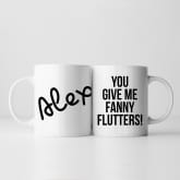 Thumbnail 4 - Personalised You Give Me Flutters! Mug