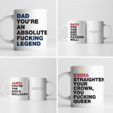 Thumbnail 1 - Personalised Swearing Motivational Mugs