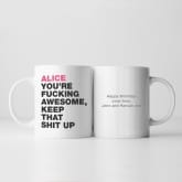 Thumbnail 8 - Personalised Swearing Motivational Mugs