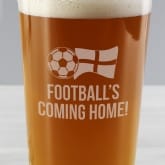 Thumbnail 3 - Football's Coming Home Beer Glass