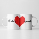 Thumbnail 1 - Personalised Love Heart Mug