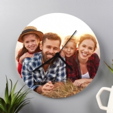 Thumbnail 1 - Personalised Glass Photo Clock 