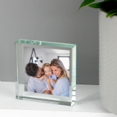 Thumbnail 1 - Personalised Keepsake Photo Glass Block