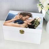 Thumbnail 2 - Personalised White Storage Box with Photo