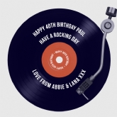 Thumbnail 3 - Personalised 40th Birthday Retro Record Mug