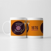 Thumbnail 1 - Personalised 50th Birthday Retro Record Mug