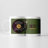 Thumbnail 2 - Personalised 50th Birthday Retro Record Mug