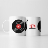 Thumbnail 6 - Personalised 50th Birthday Retro Record Mug