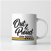 Thumbnail 3 - Personalised Out & Proud Since….. Mug