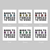 Thumbnail 2 - Born To Ride Forced To Work Mug