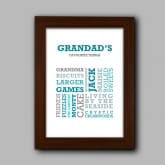 Thumbnail 5 - Favourite Things Personalised Print