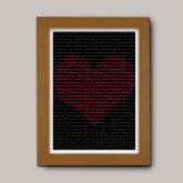 Thumbnail 4 - Personalised Names Heart Custom Poster