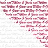 Thumbnail 5 - Personalised Names Heart Custom Poster