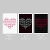 Thumbnail 8 - Personalised Names Heart Custom Poster