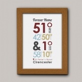 Thumbnail 5 - Personalised Coordinates Print