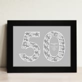 Thumbnail 1 - Personalised 50 Print