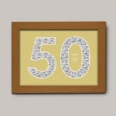Thumbnail 3 - Personalised 50 Print