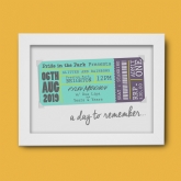 Thumbnail 4 - Personalised Concert Ticket Poster