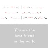 Thumbnail 4 - Personalised Morse Code Poster