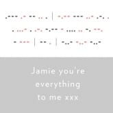 Thumbnail 6 - Personalised Morse Code Poster