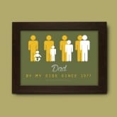 Thumbnail 2 - Personalised Dad By My Side Print