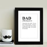 Thumbnail 1 - personalised dad print