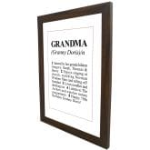 Thumbnail 6 - Dictionary Definition Personalised Grandma Print