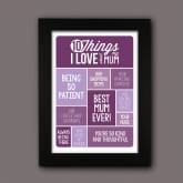 Thumbnail 6 - Personalised 10 Things I Love About My Mum Poster
