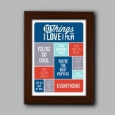 Thumbnail 8 - Personalised 10 Things I Love About My Mum Poster