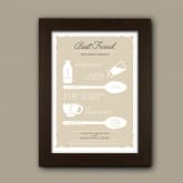 Thumbnail 2 - Personalised Best Friend Recipe Poster